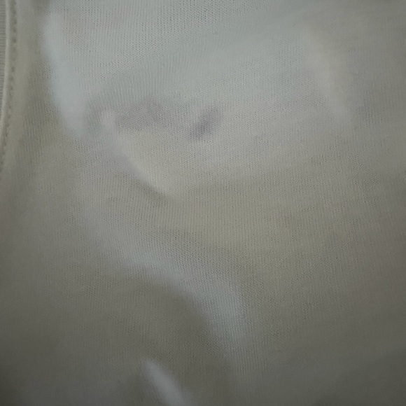 Johnny Was!!!
White Graphic Tee with Blue and Red Design. - Picture 3 of 4